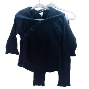 Kate Quinn Kids Set 3T‎ Top Hoodie Bear Ears Organic Cotton Ribbed Pants